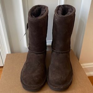Bearpaw Elle Suede Sheepskin Boots with NeverWet